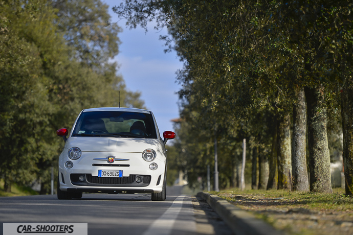 viale papa xiii di artimino e la nostra 500 abarth esseesse