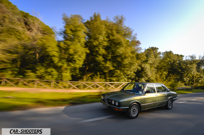 BMW 520 del 1980 verso il mare a torre del lago puccini