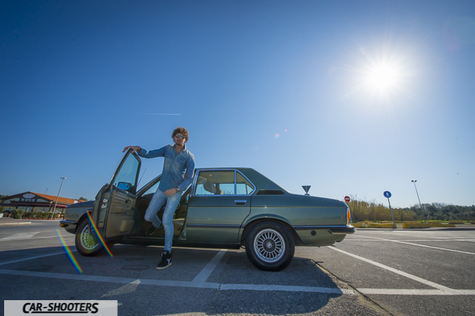 leonardo stefani e la sua bmw 520 d'epoca