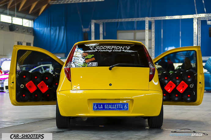 fiat punto la gialletta tuning hi-fi