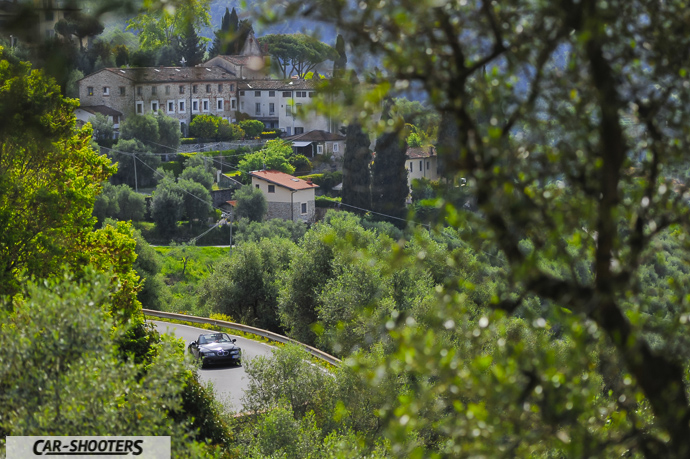 la strada che porta a pieve a elici e bmw z3