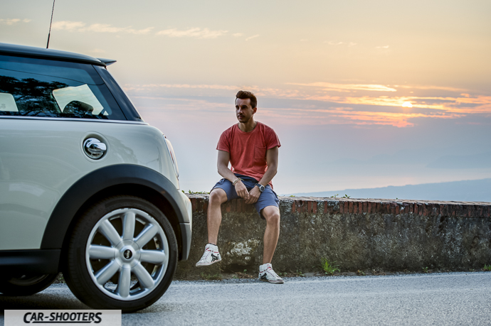 MINI COOPER S CAPRIGLIA DETTAGLIO TRAMONTO