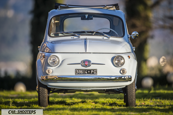 Nuova Fiat 500 D frontale