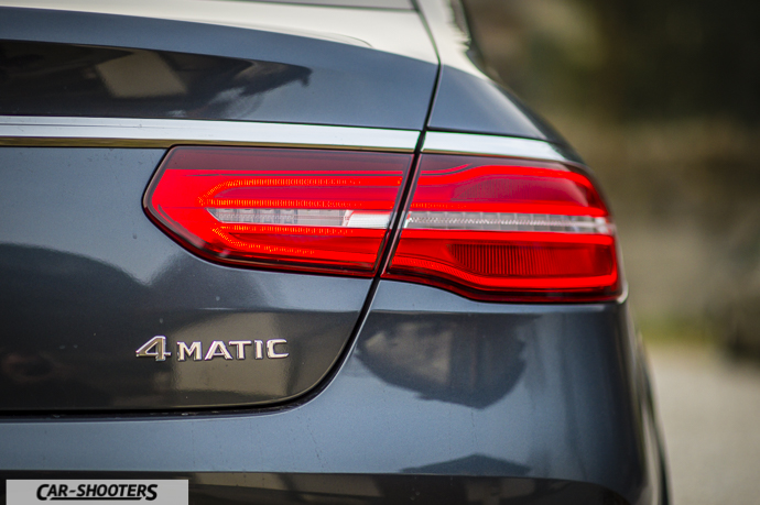 Dettaglio logo 4MATIC su Mercedes-Benz GLE Coupé