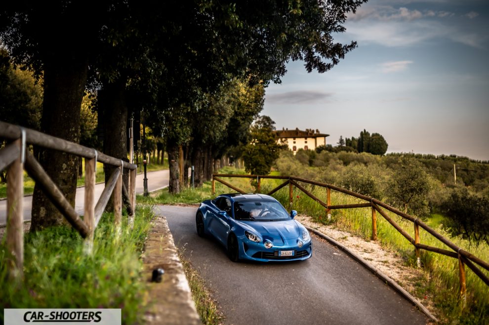 Alpine A110 Prova su Strada