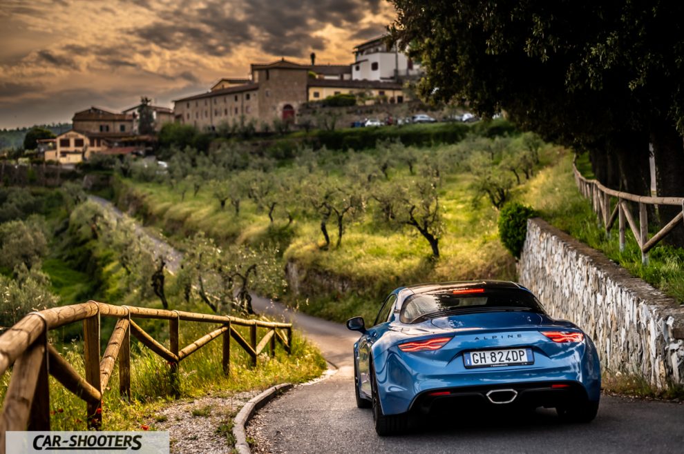 Alpine A110 Prova su Strada