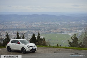 sesto fiorentino e firenze da monte morello e nissan juke nismo