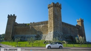 citroen ds3 nei dintorni di siena