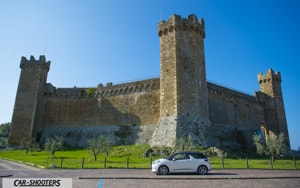 citroen ds3 nei dintorni di siena