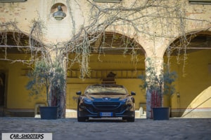 le logge del castello di poppiano e peugeot rcz