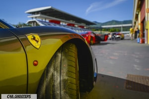dettaglio gomma usurata in pista ferrari 458 speciale