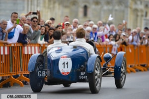 Passaggio in Piazza dei Miracoli della Millemiglia