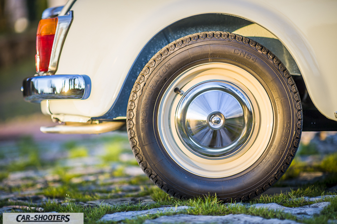 Nuova Fiat 500 D dettaglio ruota cerchione