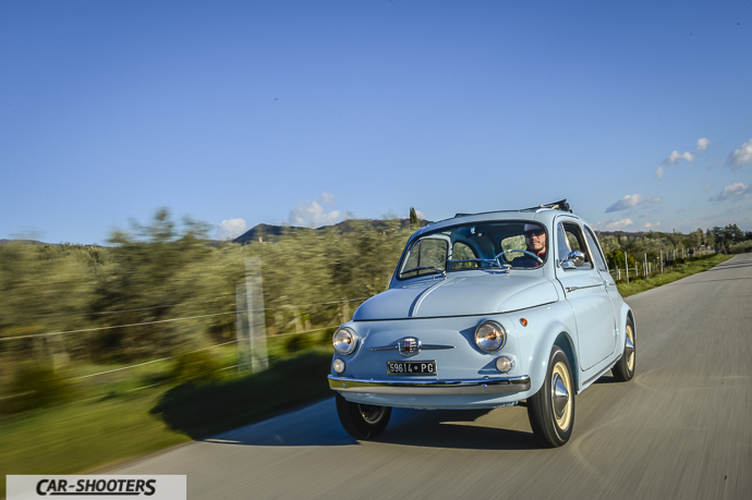 Nuova Fiat 500 D in marcia