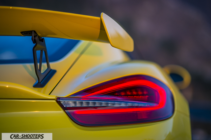 Porsche Cayman GT4 dettaglio faro posteriore