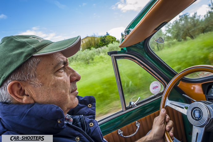 Fiat Nuova 500 Convertible azione di guida