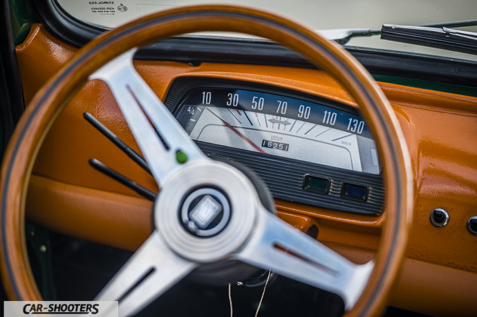 Fiat Nuova 500 Convertible dettaglio dashboard