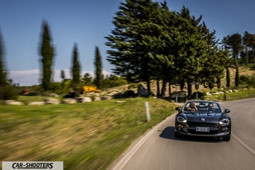 Fiat 124 Spider Prova su Strada