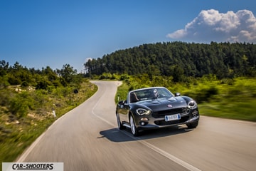 Fiat 124 Spider Prova su Strada