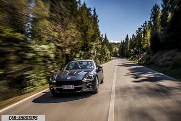 Fiat 124 Spider Prova su Strada