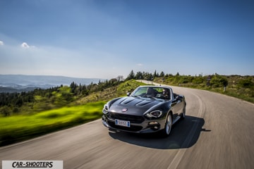 Fiat 124 Spider Prova su Strada