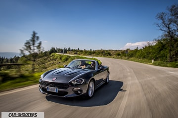 Fiat 124 Spider Prova su Strada