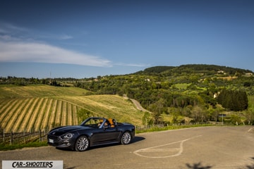 Fiat 124 Spider Prova su Strada