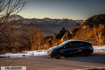 Tesla Model Y Prova su Strada