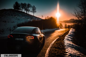 Tesla Model Y Prova su Strada