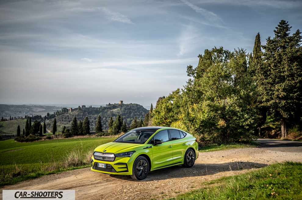 Skoda Enyaq Prova su Strada