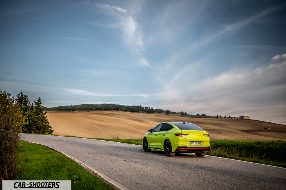 Skoda Enyaq Prova su Strada