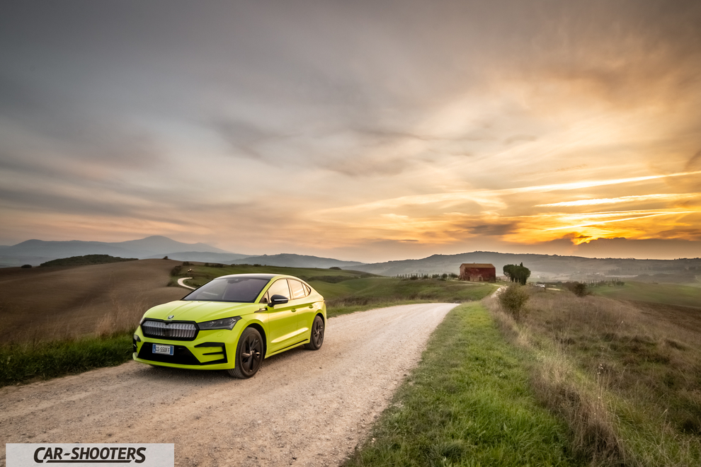 Skoda Enyaq Prova su Strada